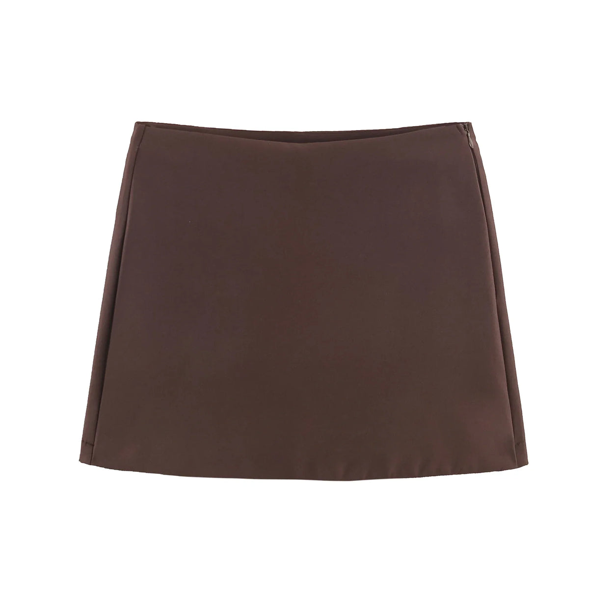 TFMLN New Spring Women Solid Skort Fashion Causal Side Zipper Mini Shorts Skirts Vintage High Waist Streetwear Shorts Skirts